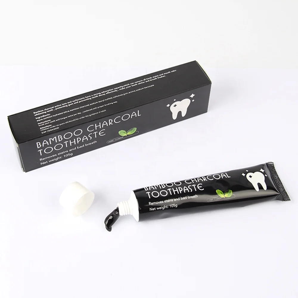 OEM Manufacturer Natural Activated Charcoal Oral Hygiene Dental Teeth Whitening Charcoal Toothpaste