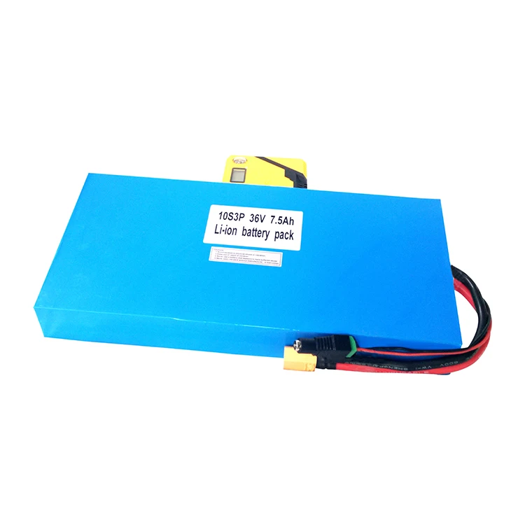 Customized 10S3P 36V 7.5Ah Rechargeable Lithium Battery Pack for Scooter Electric Bike Battery Power Supply Li-ion Battery