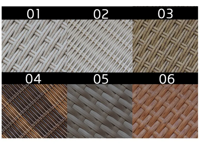 stackable Rattan chair and table/Modern design space saving furniture