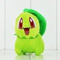 10cm Cute Green Chikorita Stuffed Plush Toys Chikorita Soft Animal Dolls For Kids Free Shippping