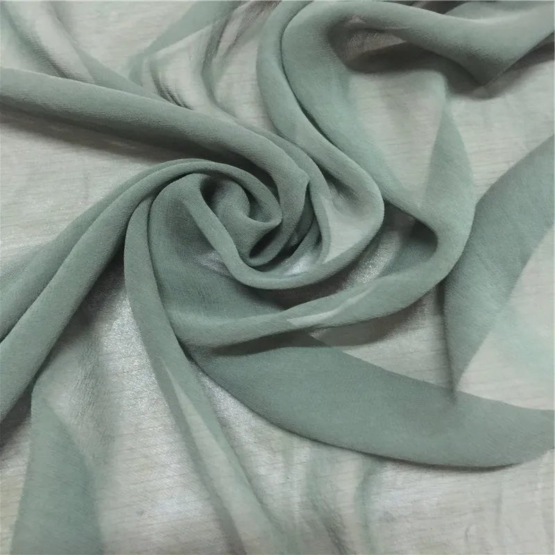 
Pure Silk50% Viscos50% Georgette dyed fabric 