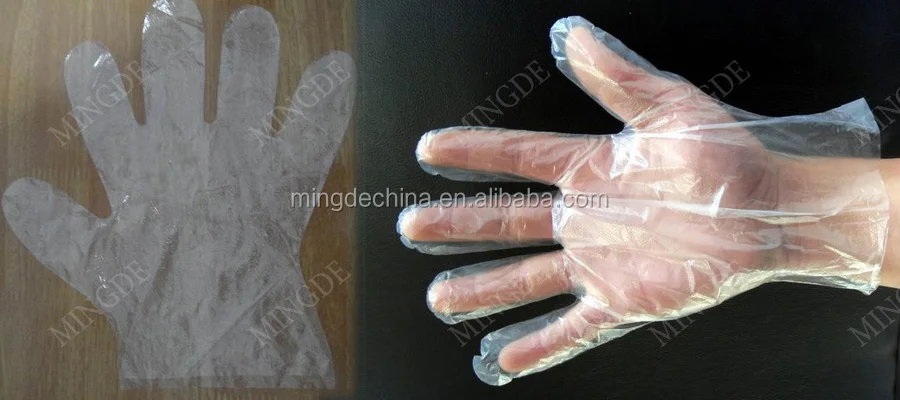 Automatic plastic Disposable gloves making machine , pe glove bag making machine,disposable polyethylene glove making machine