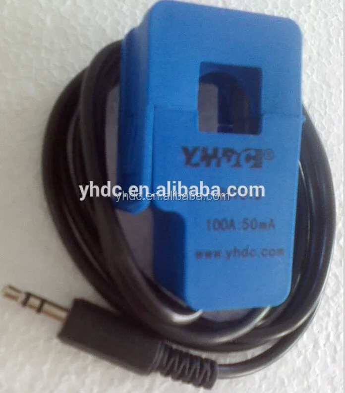 10A/0-1V 13mm opening size split core current transformer with cable