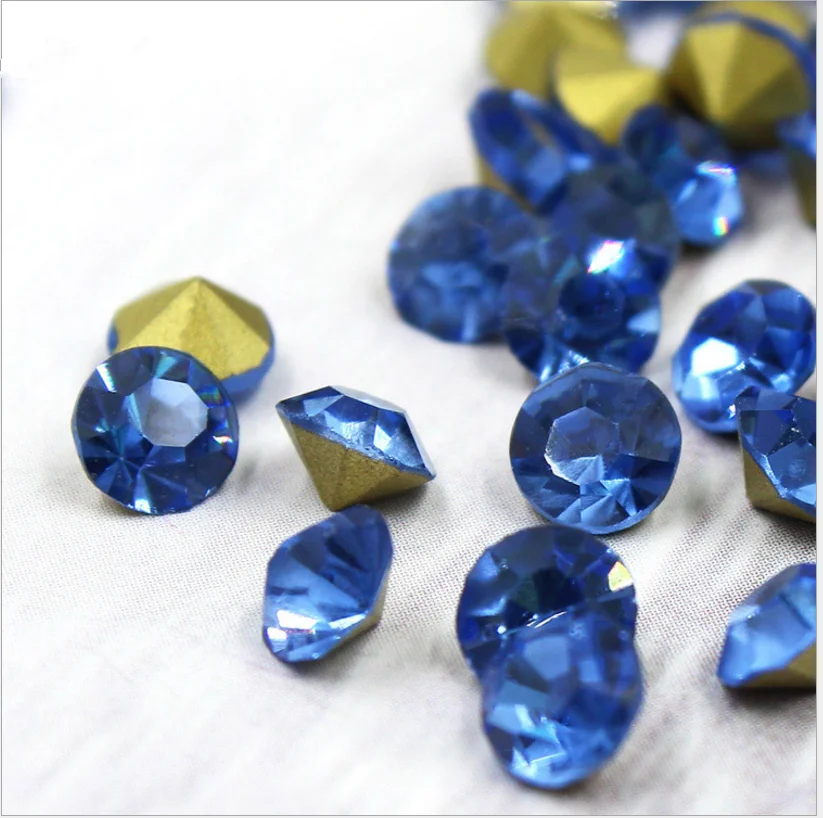 Crystal rhinestone synthetic colourful round rhinestone