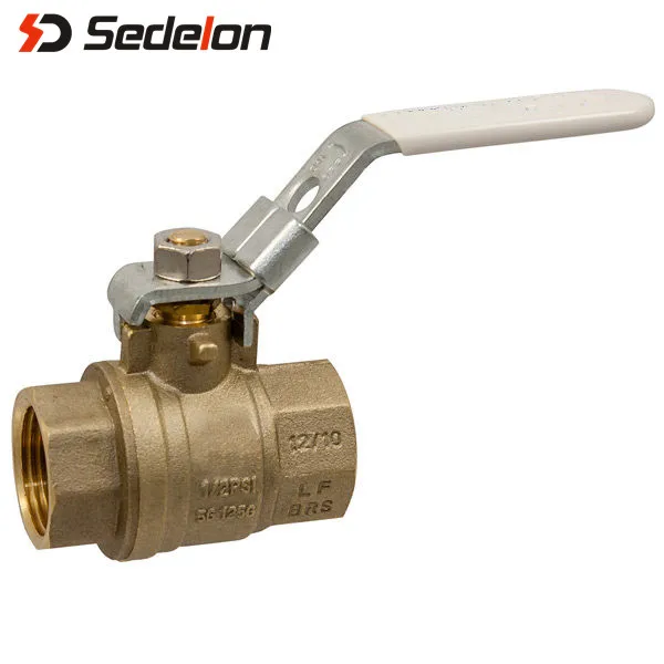 Прямая поставка с завода, запираемый латунный шаровой кран для домашнего использования