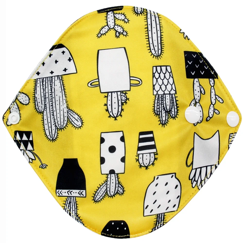 Goodbum Sanitary Napkin Bamboo Charcoal Reusable Menstrual Cloth Sanitary Pads For Women