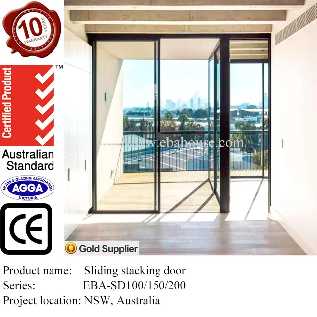 AS2047 aluminium sliding doors Australian Standard patio doors from EBAHOUSE