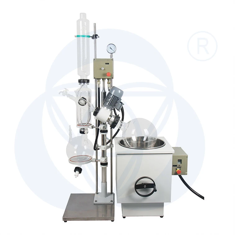 50l lowest price rotary evaporator with chiller and vacuum pump used for vacuum distilltion and ethanol recovery