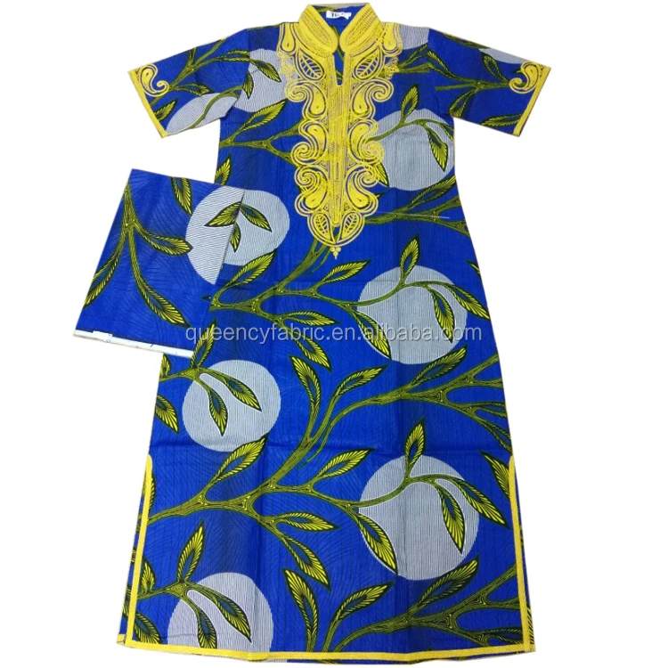 
Queency Wholesale Brocade Clothing African Wax Print Ankara Style Dresses for Nigerian Women 