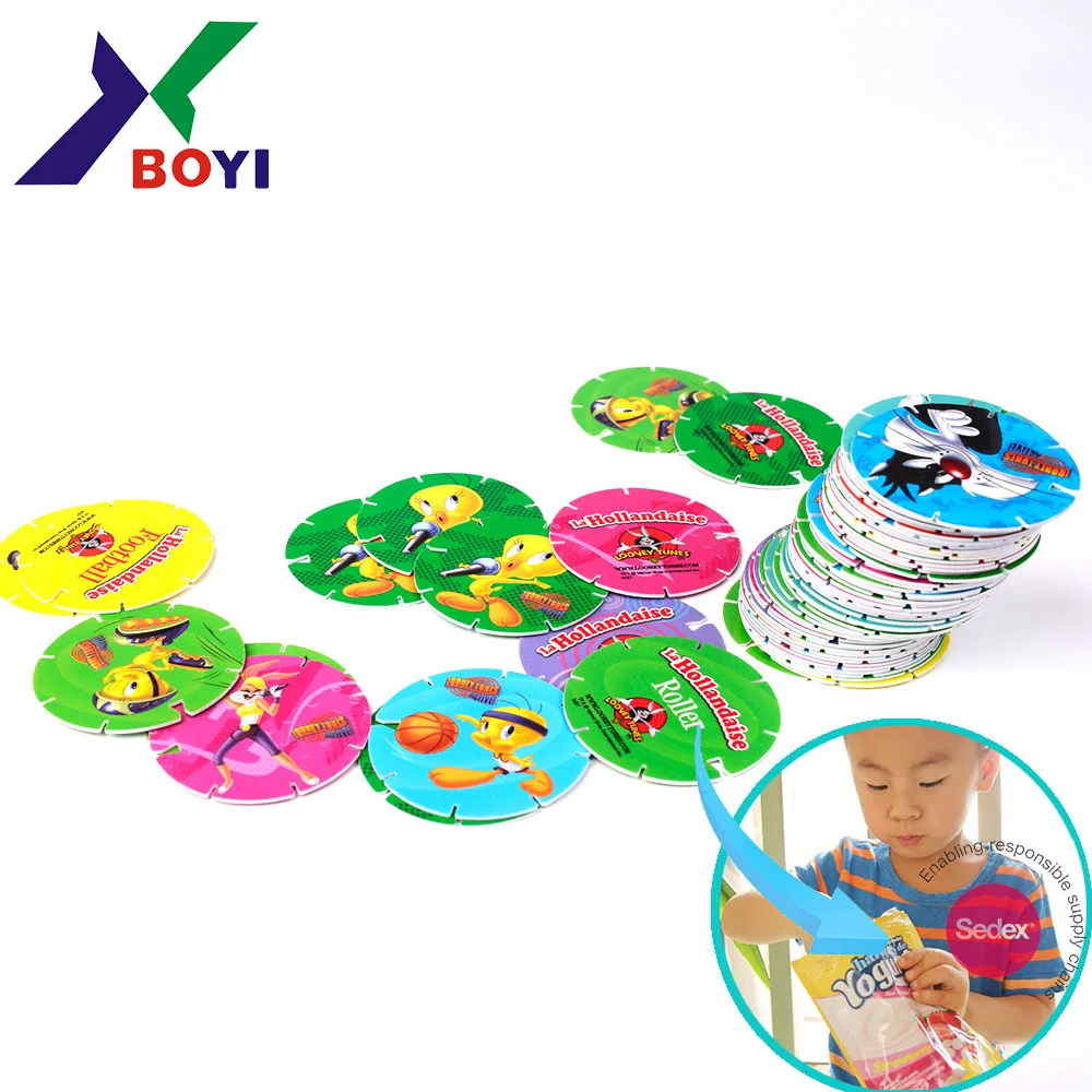 Factory directly custom 3d pp material Tazos de pkemon card