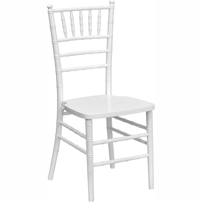 Дешевые легкие белые пластиковые стулья chiavari, свадебные стулья chiavari