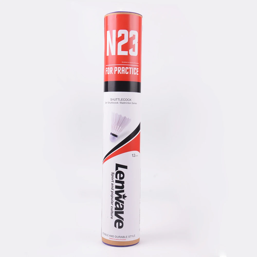2017 рекламный Волан lenwave из гусиного пера для развлечений и бадминтона
