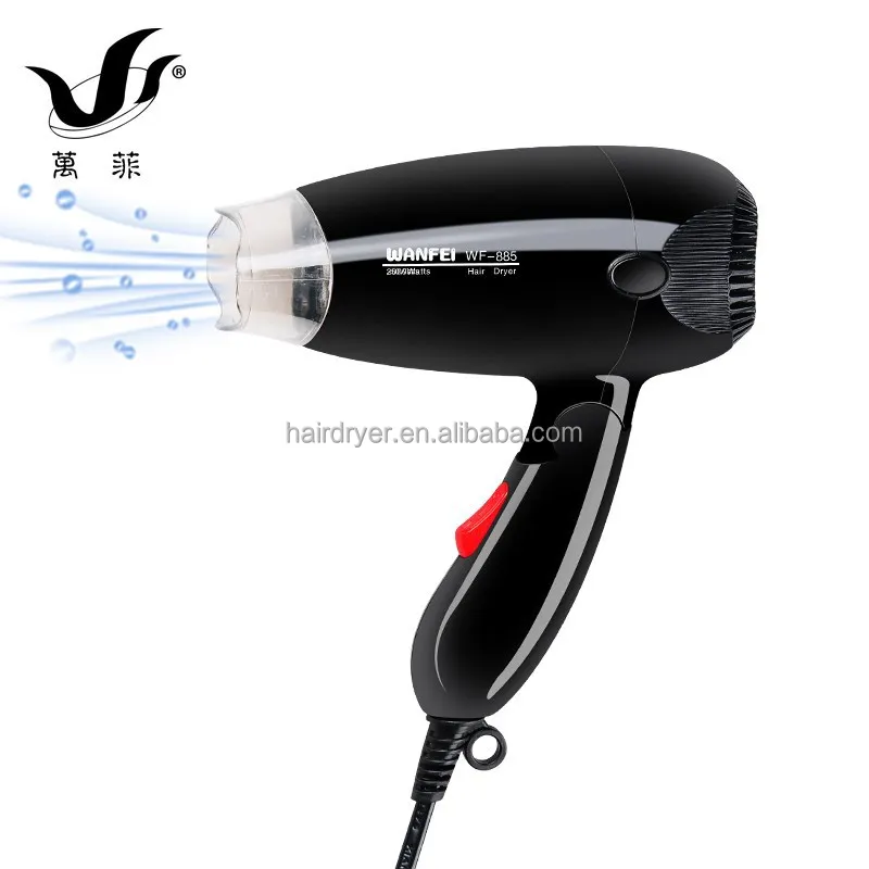 
Mini Style Portable Features Red/Black Color400W Hair Dryer 