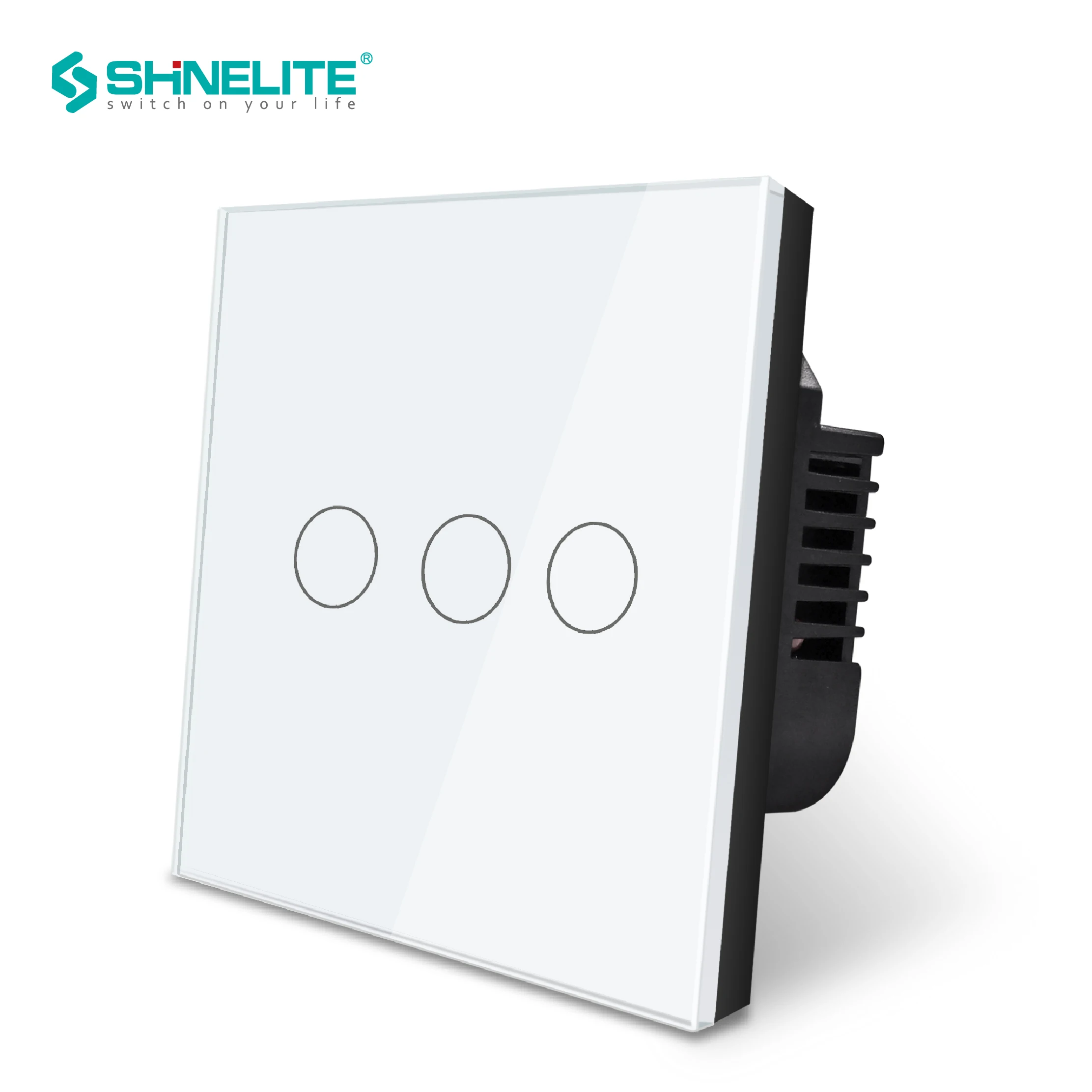 Shinelite Smart Switch 3 gang 1 way Smart Touch Wall Light Switch