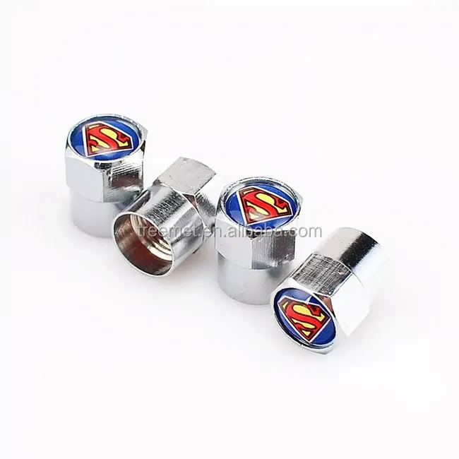 Premium Metal Aluminum Rubber Seal Tire Valve Stem Caps Universal fit