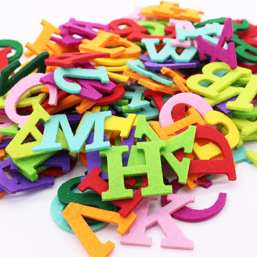 Die Cut out alphabet letter felt A to Z for DIY craft Project