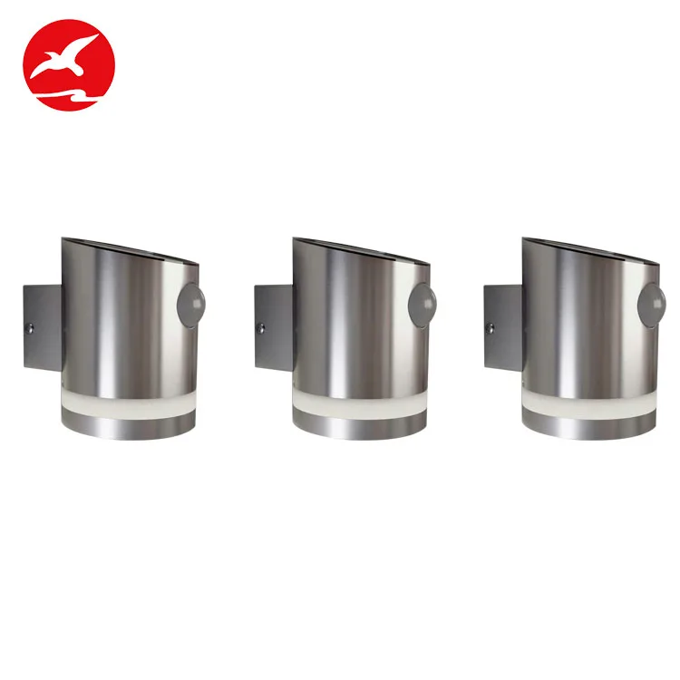 high quality solar motion sensor led decorative guidance outdoor wall light