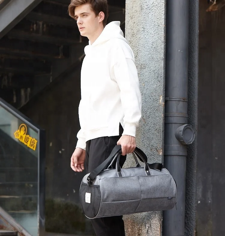 Waterproof gym bag with shoe compartment tote other sport duffel bag