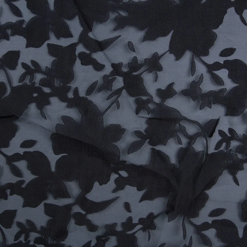 The flowers design of 3d printing 100% poly chiffon printing fabric