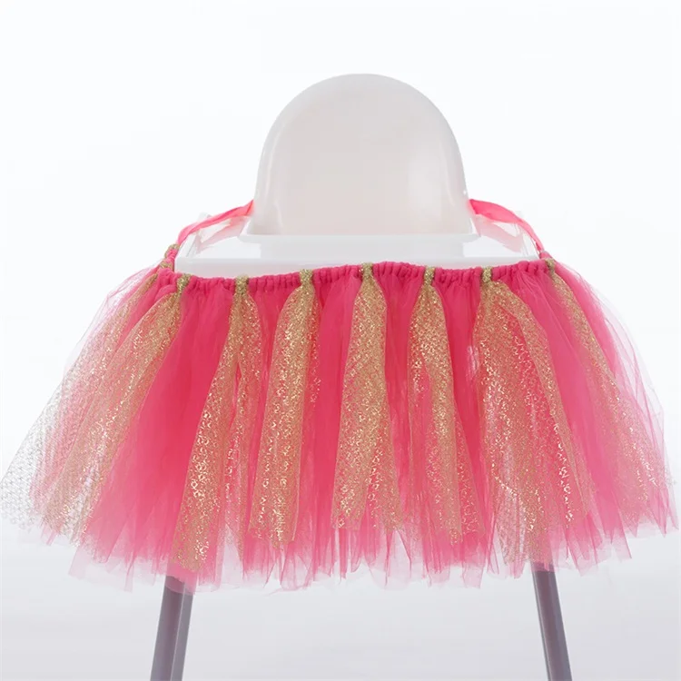
Net Yarnc Party Decoration Tutu Chair Table Skirt 