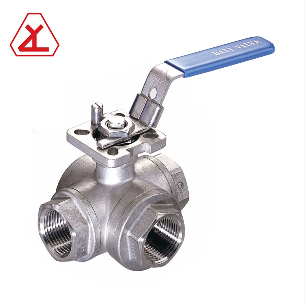 
Taiwan valve manufacturer flanged 3 way L port pn30 ball valves 