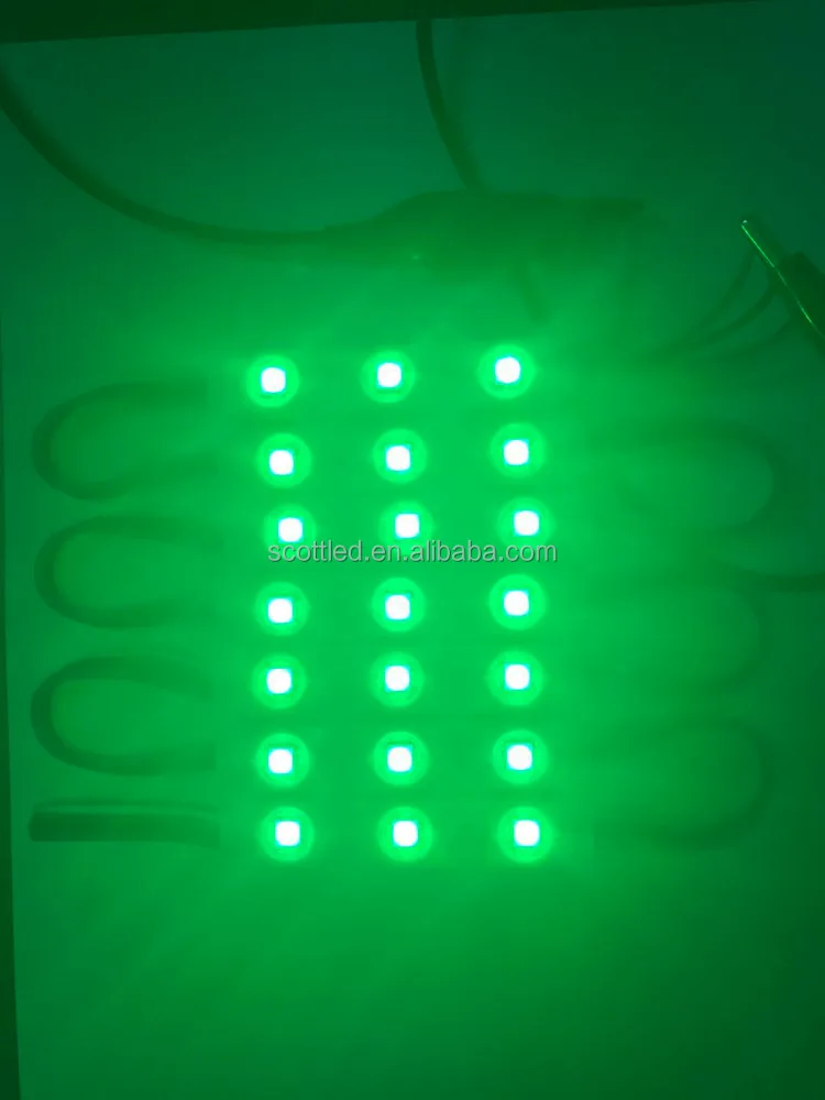 SMD 5050 3pcs Pixel LED Module 0.72W IP68 12V sign letter injected lamps