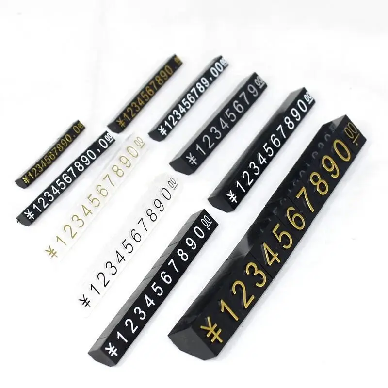 jewelry store plastic price cubes watch displaying price cube