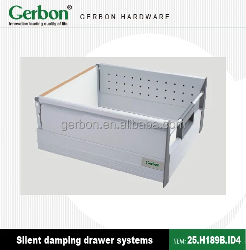 
189mm height silent Damping Drawer tandem box 