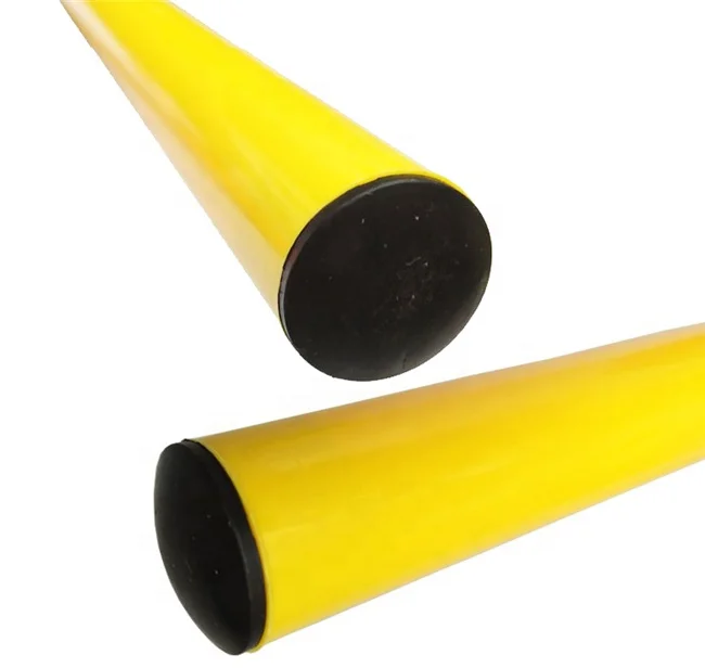factory price 1.5m yellow soccer football training equipment agility slalom training poles