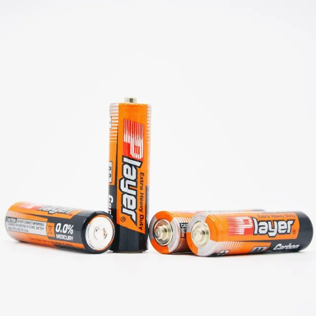 R6P UM-3 2Pcs/Shrink Pack 1.5V Dry Cell Heavy Duty Cheap Carbon Zinc AA Battery Pack