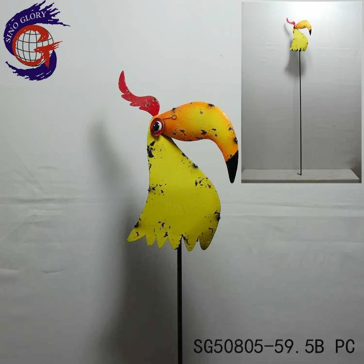 metal garden animals and garden stakes