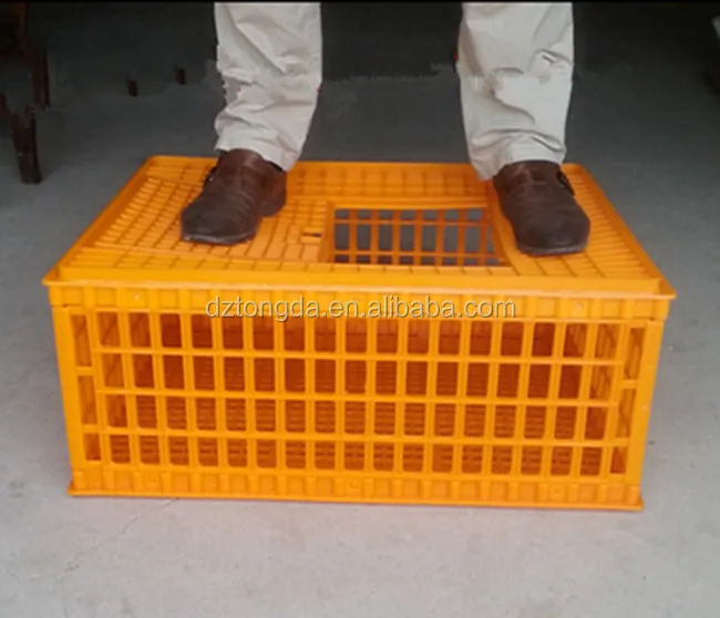 6Kg Weight Plastic Cage Chicken Transport Cage Price Live Chicken Cage for Sale