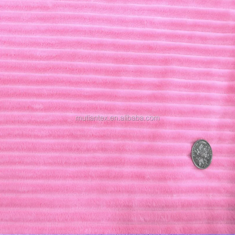 
100% Polyester Corduroy Fabric Polyester Striped Velvet 11 Wale Corduroy Upholstery Fabric 