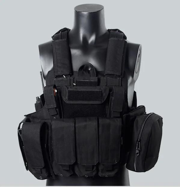 
mens sports vest tactical vest camouflage black military vest 