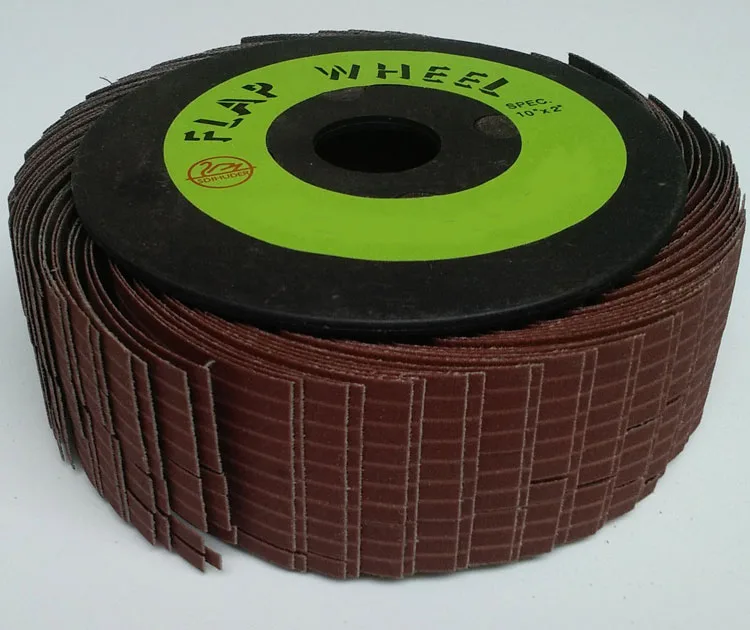 Professional Production Abrasive Disc emery Cloth Wire flap Wheel for buff metal wood stainless steel polishing wheel