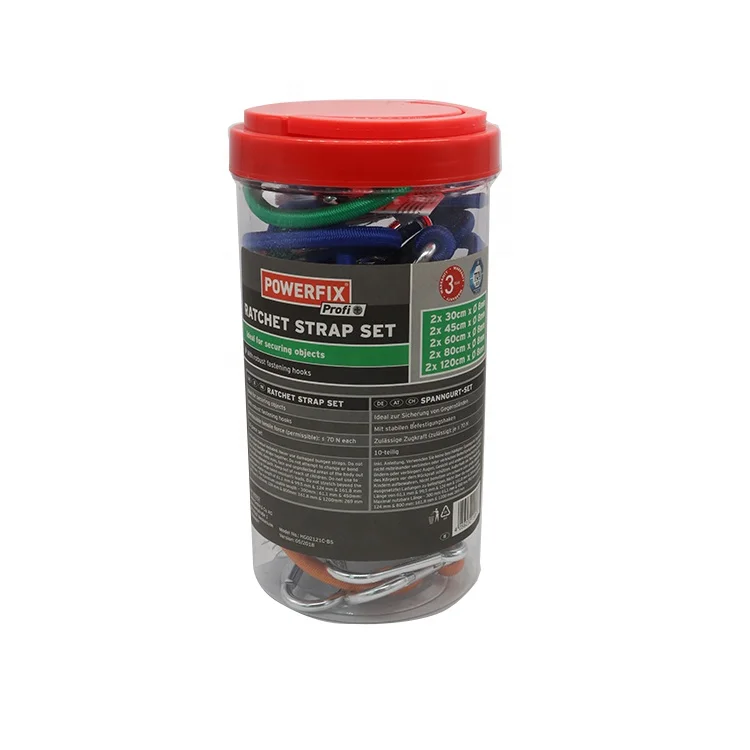 Rubber luggage cord rope with hook