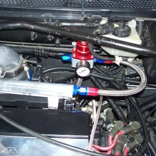 
Universal Adjustable Fuel Pressure Regulator +160psi Gauge AN 6 Fitting 