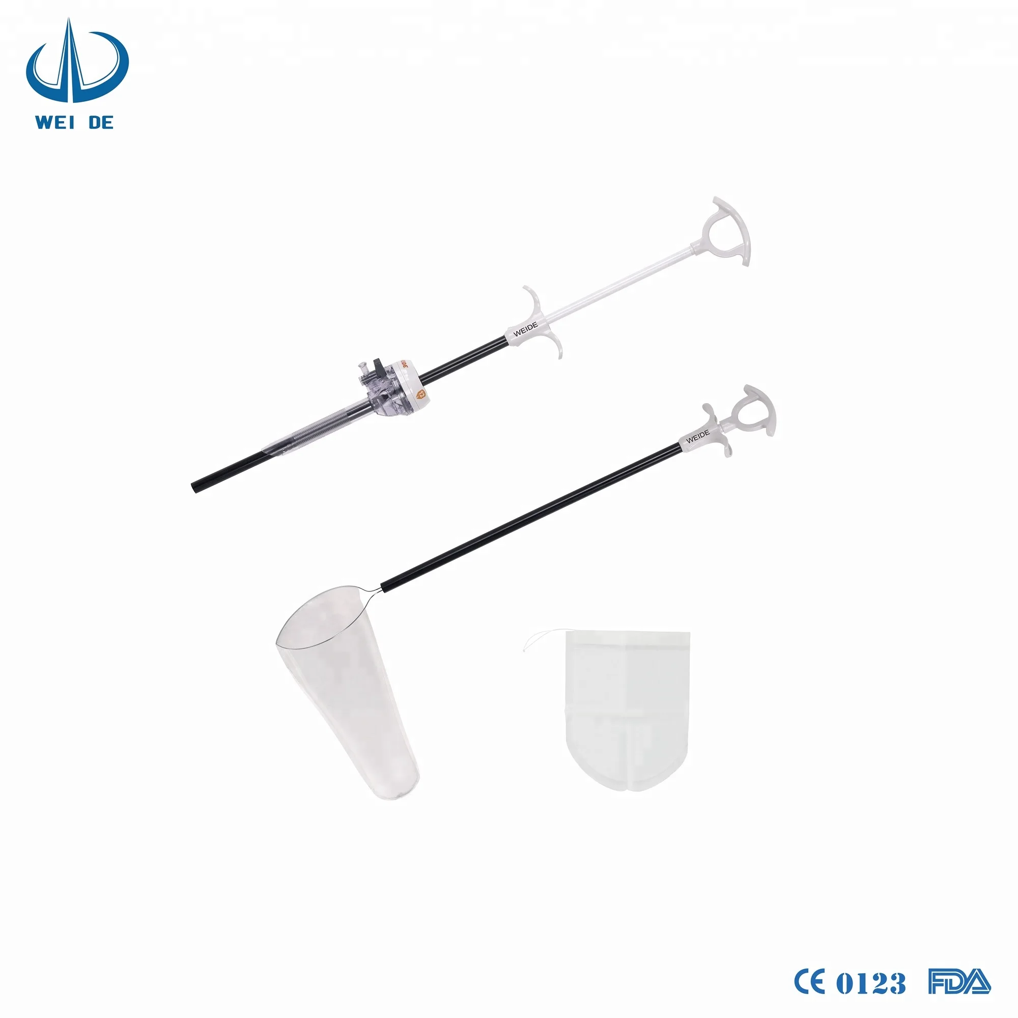 
Auto reriveal disposable specimen retrieval bag 