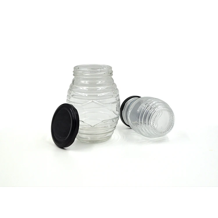 Factory price 100g 250g 500g 1000g empty glass honey jars