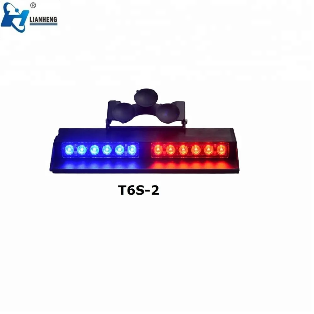 Hot sale red amber blue LED visor dash warning light emergency vehicle strobe lights
