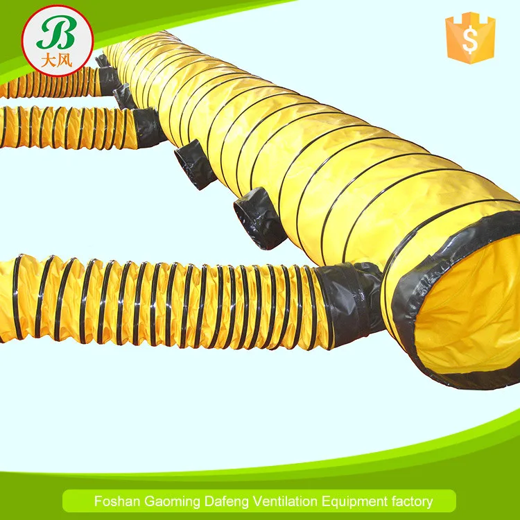 120mm pvc flexible spring wire vacuum dust suction duct hose