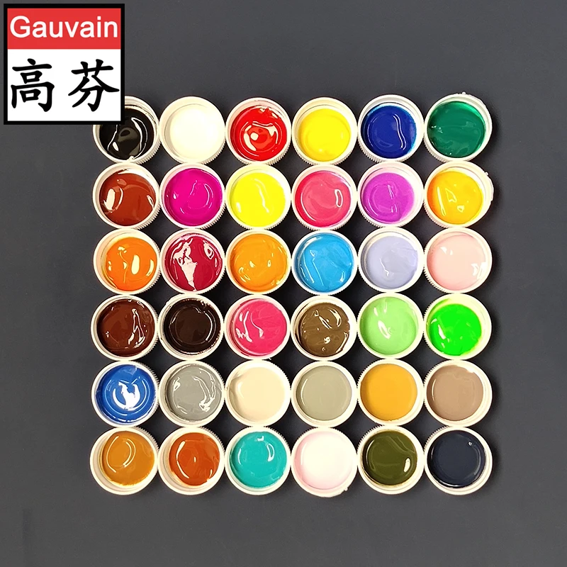 
Factory Wholesale water based high-quality polyurethane leather edge paint for bags shoes belts 