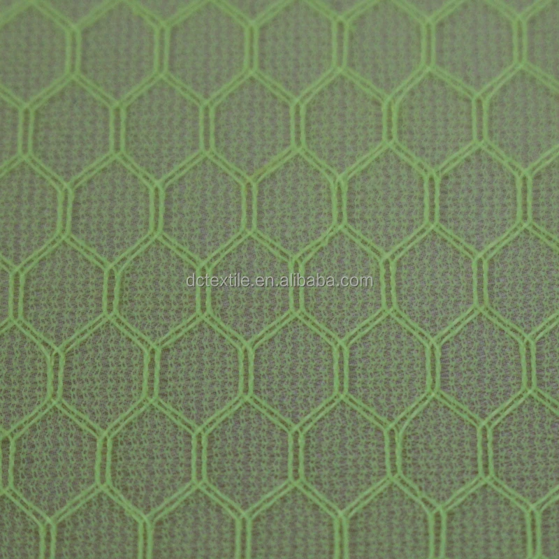 100% Poly Thin Strong Durable Honeycomb Warp Knitting Mesh Fabric for Shoes storage laundry bag fabric