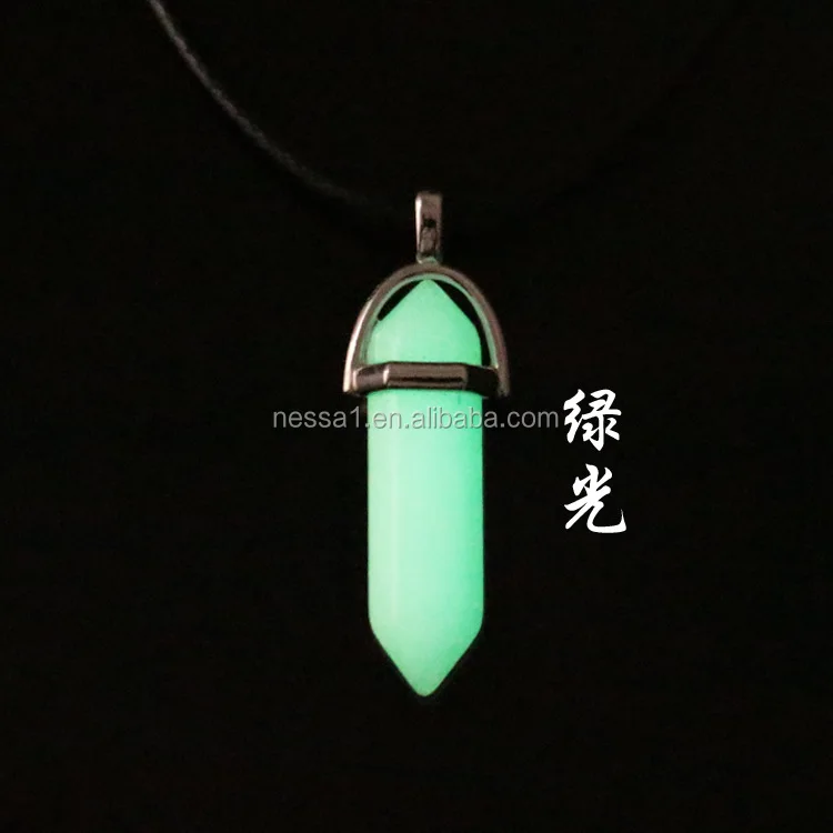 Fashion moonstone necklace glow in the dark necklace Wholesale ST-0005