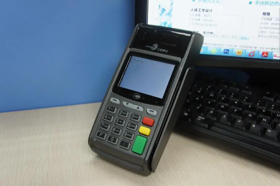 
Wireless POS with PCI pinpad (PCI 3.0 pin pad) 