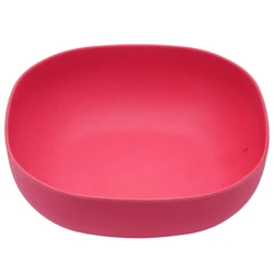 Customizable  biodegradable product plate BPA free fruit bamboo fiber dinner bowl for house