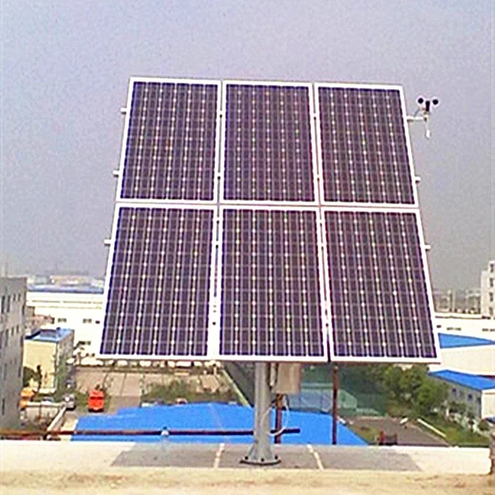 Коммерческий горячий оцинкованный кронштейн маленький двойной осевой Солнечный трекер