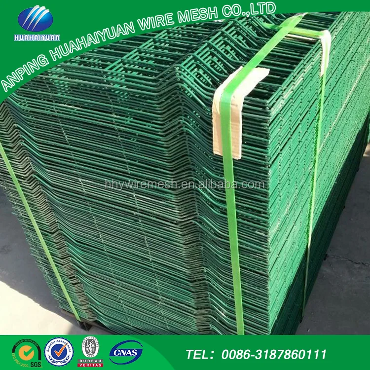 galvanised pvc coated Steel highway welded mesh fence panel