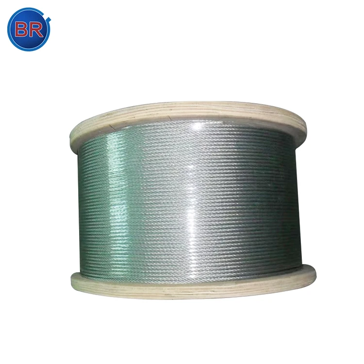 Изготовленный На Заказ Электрический оцинкованный кабель для самолета стальной трос 10 мм