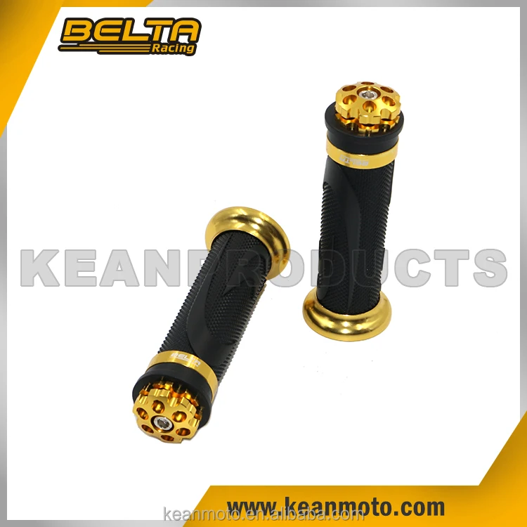 
CNC Motorcycle Anti-slip Handlebar Grips In Aluminum&PVC Fit For 7/8